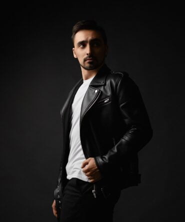 black leather jackets for men